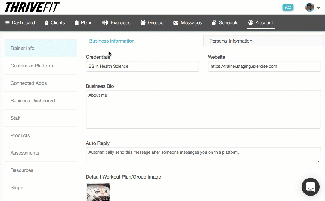 customize thank you page