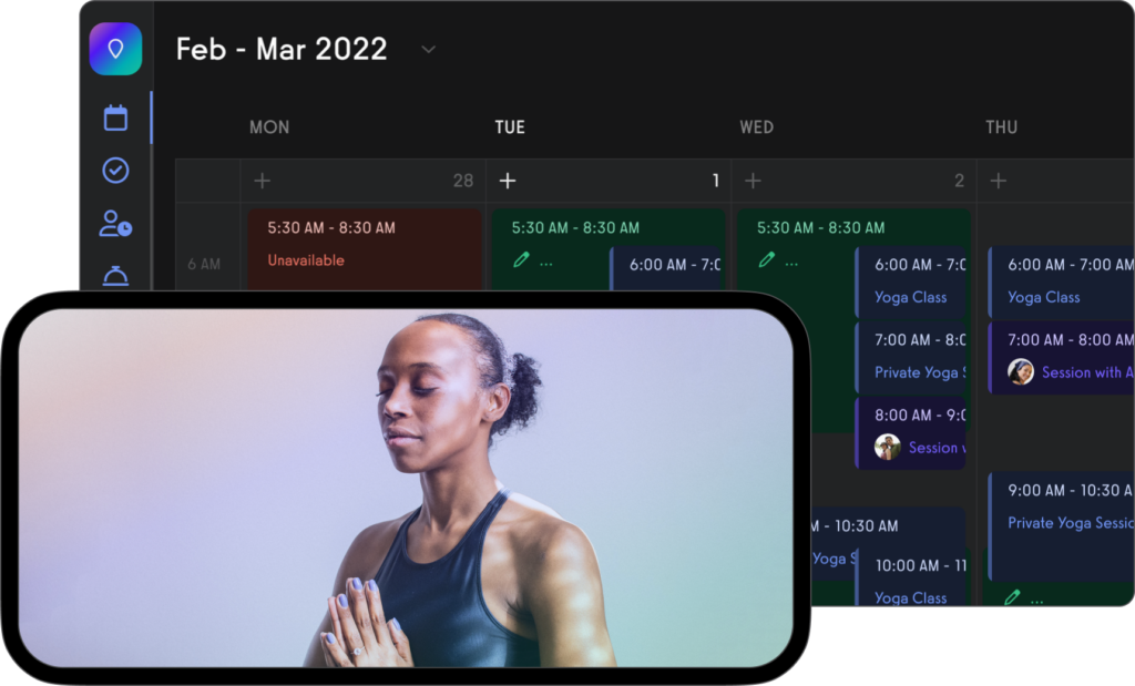 Yoga Class Scheduling software