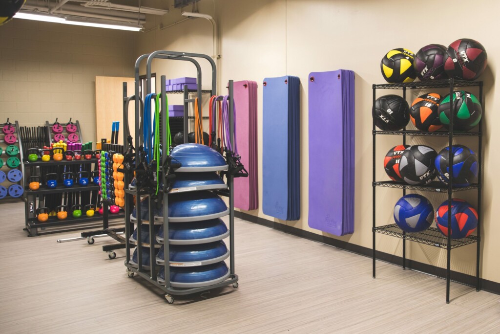 Gym Equipment Storage Rack