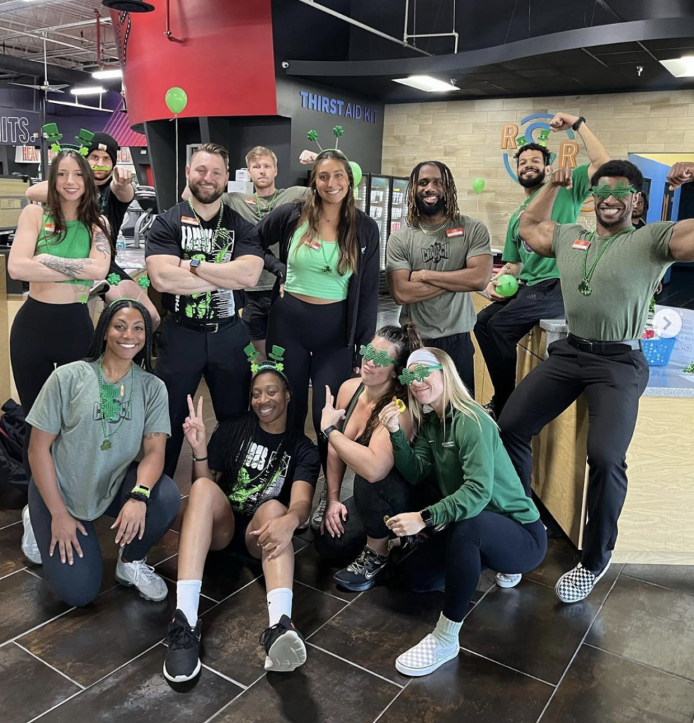 Gym St Patrick's Day Theme Party