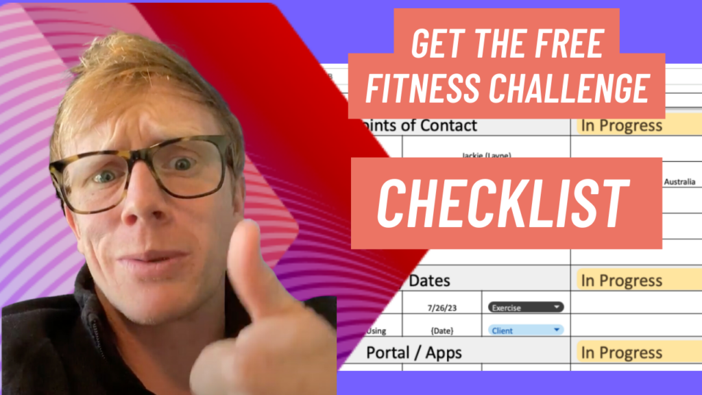 Fitness Challenge Checklist