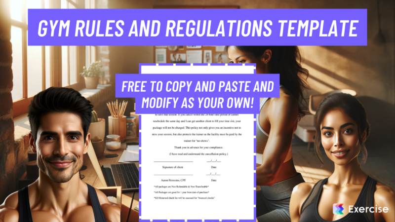 Gym Rules and Regulations Template (PDF, DOC, XLS – FREE) | Exercise.com