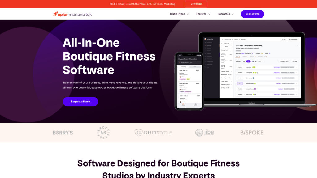 7 Best Boutique Fitness Studio Software in 2024