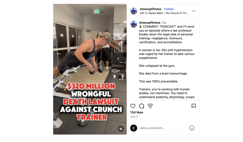 Gym Lawsuit