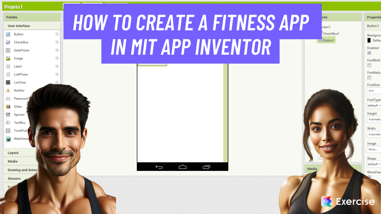 How to Create a Fitness App in MIT App Inventor in 2025 | Exercise.com image.