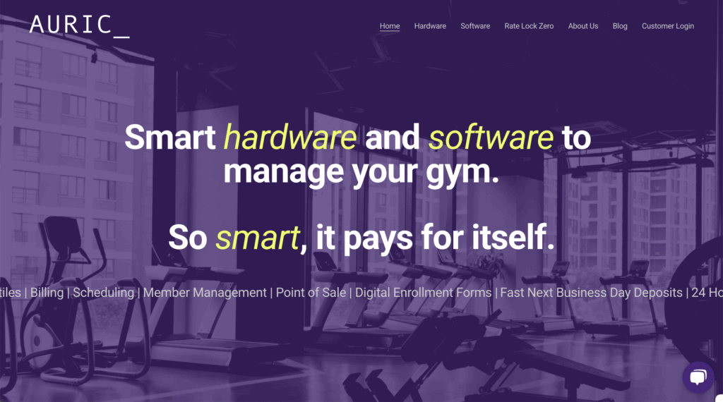 Auric Gym Software