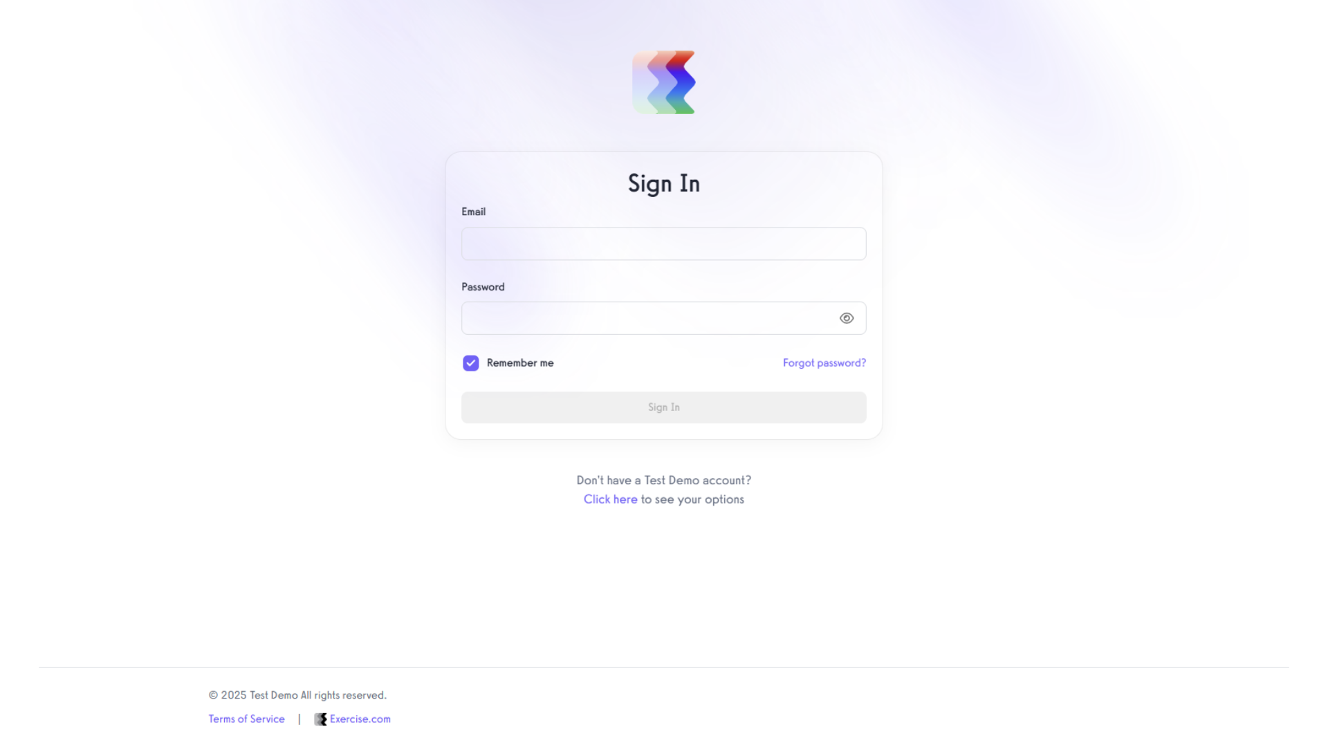 Log in to the child platform.