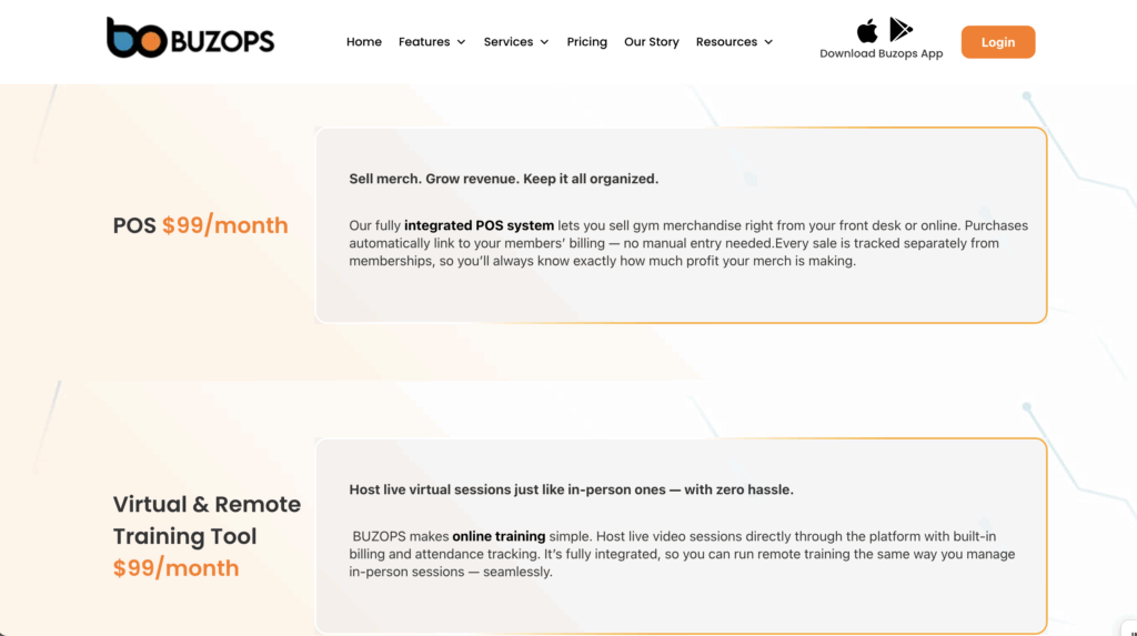 Buzops Addon Pricing 1