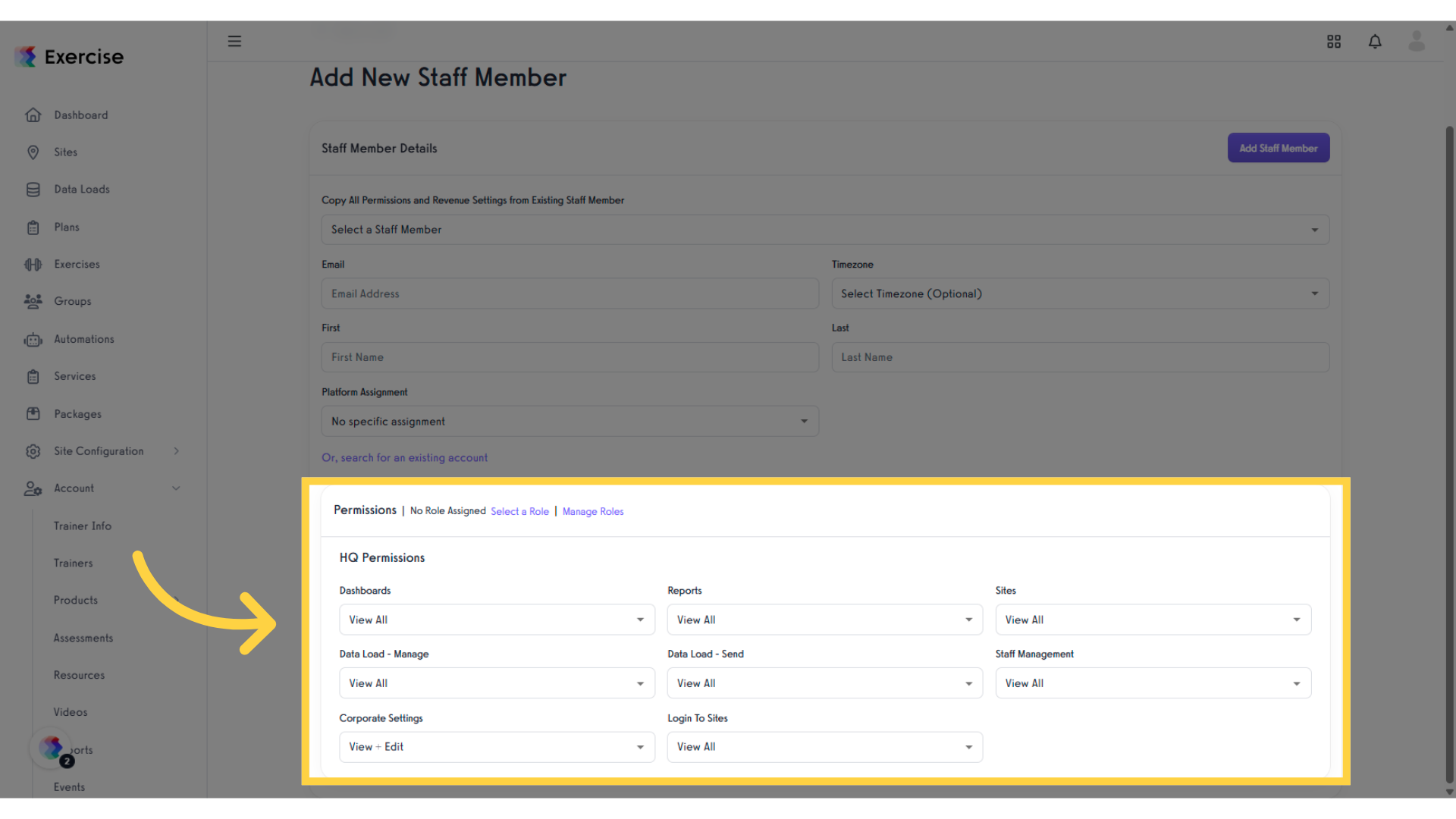 HQ Permissions