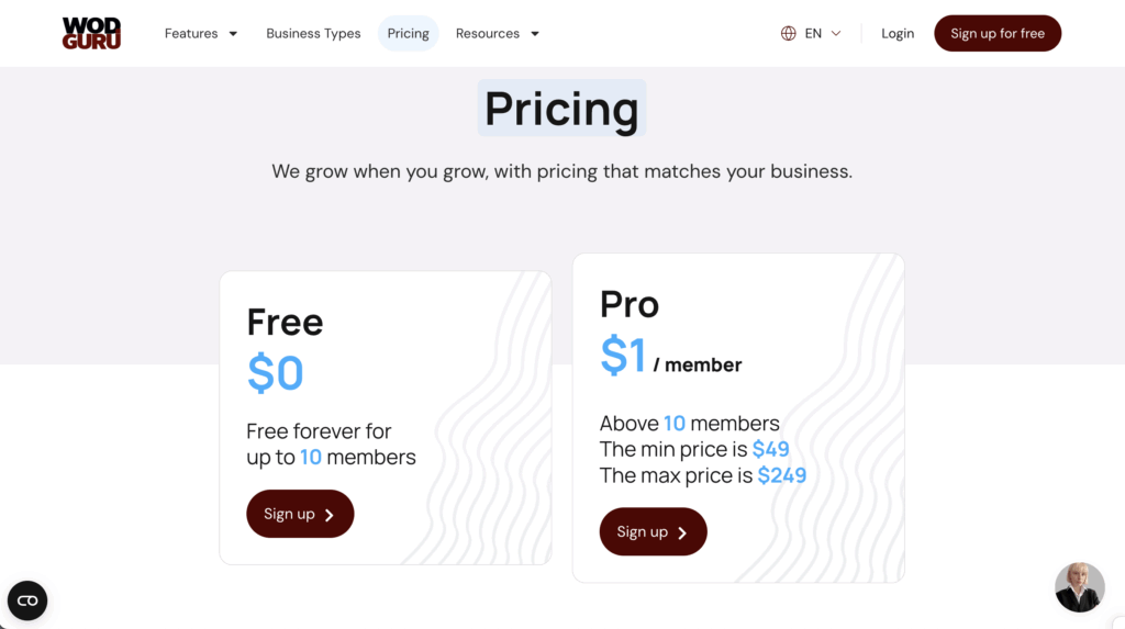WODGuru Pricing